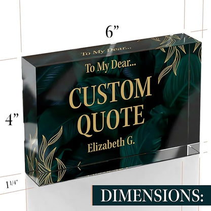 Custom Acrylic Sign Personalized, Custom Desk Name Plate, 18 Styles, - Image 8