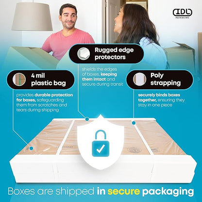 Large Shipping & Moving Boxes 36"L x 12"W x 10"H - Image 4