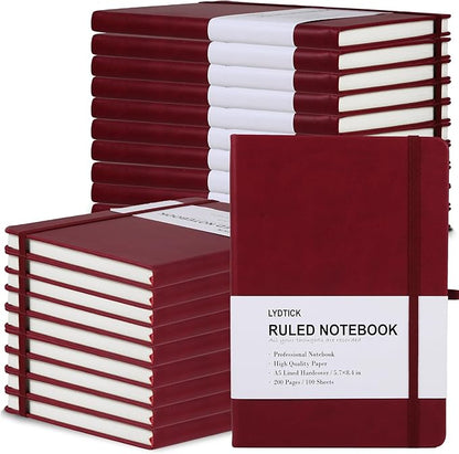 LYDTICK 20 Pack Journals for Writing College Ruled Notebooks Journal in Bulk by LYDTICK