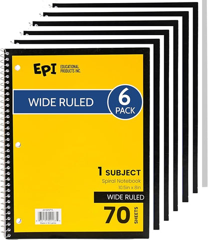 EPI Spiral Notebook | Wide by EPI