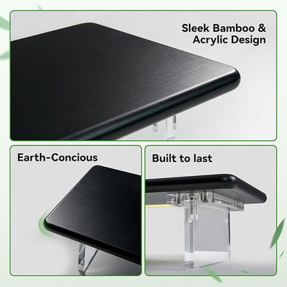 ROCDEER Bamboo Monitor Stand Riser - Image 7