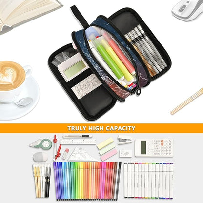 BOENLE American Football Pencil Case Box Boys Girls Large Pencil Pouch - Image 5