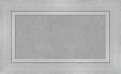 Amanti Art Silver Framed Magnetic Board 19x31 Small Vision Board by AmantiArt