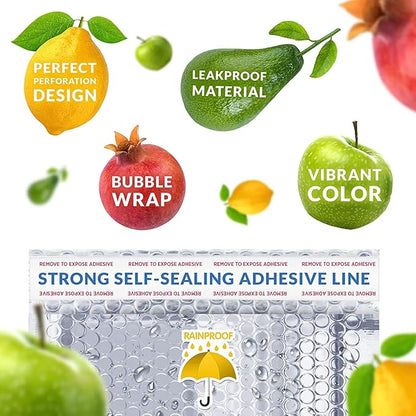 Amiff Silver Thermal Bubble Mailer, ‎24 x 20 Inches. 10 Pack Metallic Bubble - Image 4