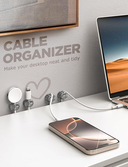 Cable Clips - Chfeila Latest Dual Spring Cord Organizer - Image 6