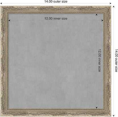 Amanti Art Silver Framed Magnetic Board 14x14 X-Small Vision Board - Image 2