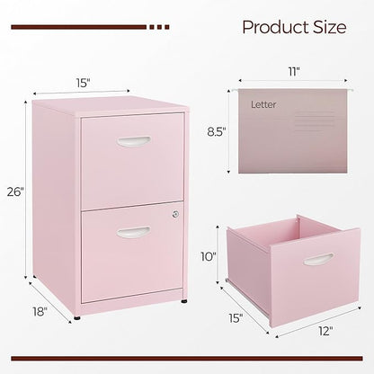 Kubohogar 2 Drawer File Cabinet - Image 3