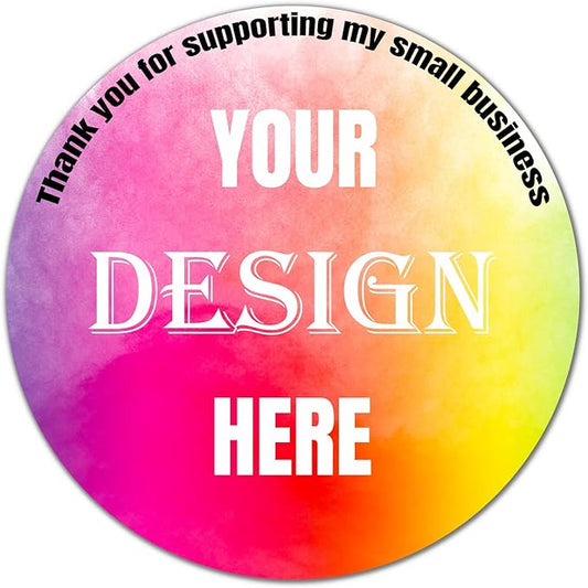 30-1000 Custom Stickers Personalized Labels, Customized Stickers by LAUKIYE