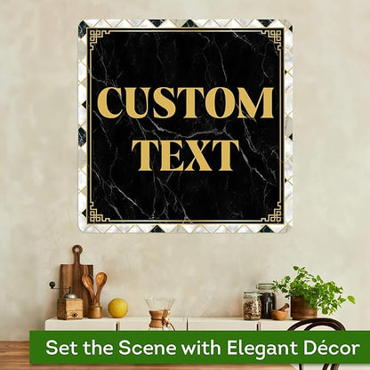 Custom Sign, Custom Street Sign, 11 Font Colors, 13 Font Styles, 4 Hole Options - Image 4