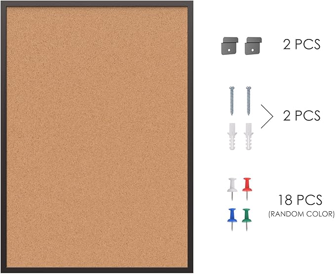 Board2by Cork Board Bulletin Board 36 x 48, Office Board - Image 8