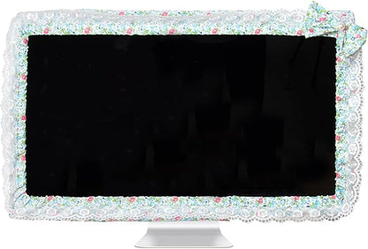Kingshion 24-inch Cute Lace Fabric Monitor Cover by Unknown