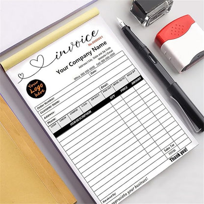 Custom Invoice Book in 3-Part /2-Part Receipt Book - Image 3