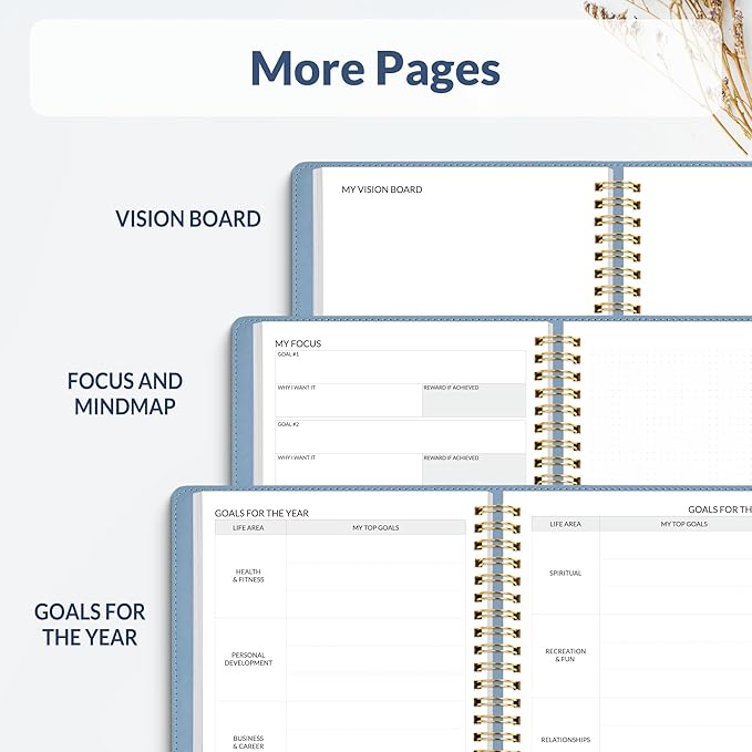 SUNEE 2026 Planner 5.9" x 8.3" – Dated Productivity Planner - Image 6