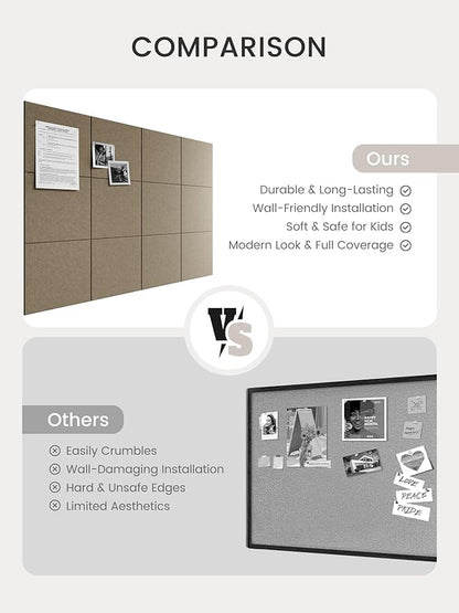 Bumusty Large Cork Board 47"x35" Alternative - Image 7