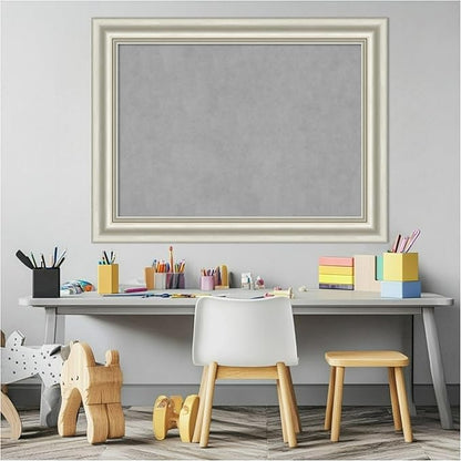 Amanti Art Silver Framed Magnetic Board 26x34 Medium Vision Board - Image 5