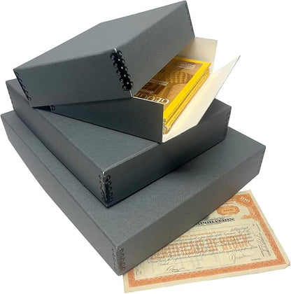 Lineco Museum Archival Storage Box, 11.75x15.25x3 in. Drop Front Design. - Image 8