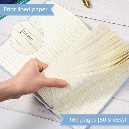 Honoson 20 Pack Lined Journal Notebooks A5 Hardcover Executive Notebook 5.5" x - Image 4