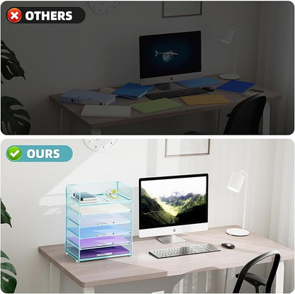 Marbrasse 2 Pack Desk Organizer - Image 5