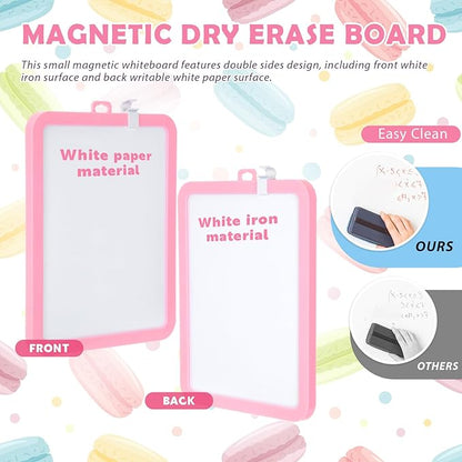 Outus 10 Pcs Dry Erase Mini White Boards Bulk 8.5 x 11'' Small Magnetic - Image 6