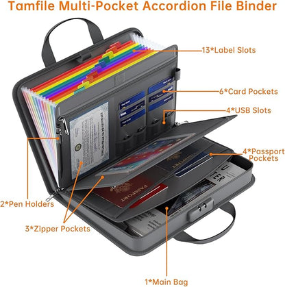 5200℉ Fireproof Accordion File Organizer - Image 4