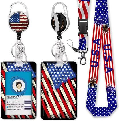 Giancomics 4th of July Lanyards by Giancomics