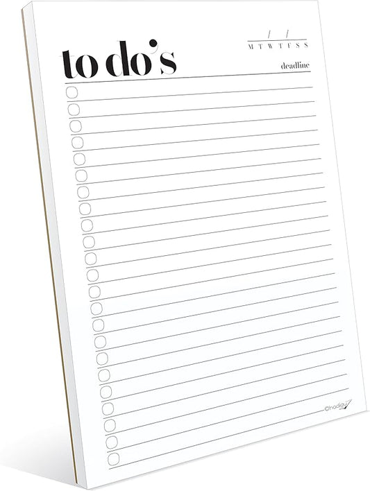 HADIGU To Do List Notepad A5 Size Premium Thick Paper by Hadigu