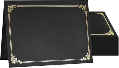SUNEE Certificate Holders, Diploma Covers Gold Foil Border, by SUNEE