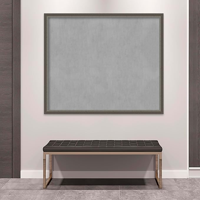 Amanti Art Silver Framed Magnetic Board 43x51 Oversize Vision Board - Image 5