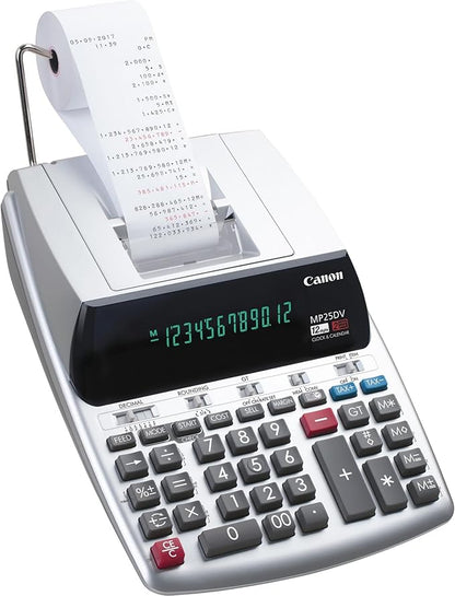Canon Office Products 2202C001 Canon MP25DV-3 Desktop Printing Calculator - Image 4