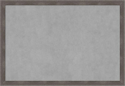 Amanti Art Grey Framed Magnetic Board 27x39 Large Vision Board by AmantiArt