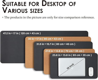 Cork Desk Mat - Dual-Sided Desk Pad - Image 5