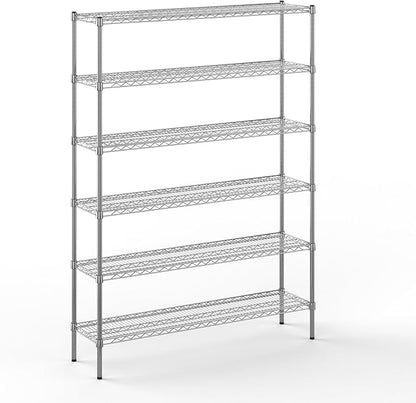 Regal Altair 14" Deep x 54" Wide x 74" Height Wire Shelving Kit | 6-Tier | NSF by Regal+Altair