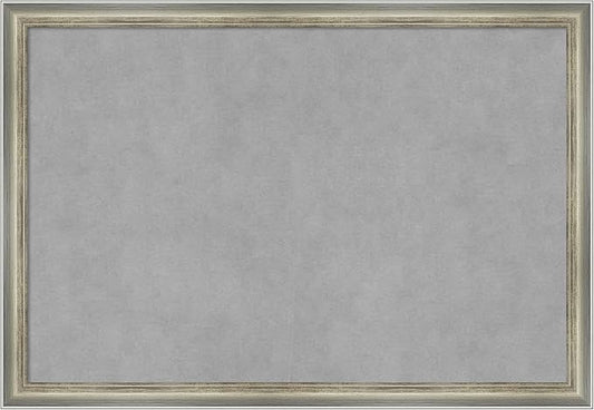 Amanti Art Silver Framed Magnetic Board 18x26 Medium Vision Board by AmantiArt