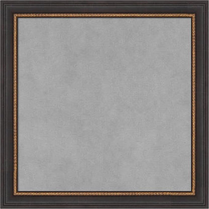 Amanti Art Black Framed Magnetic Board 19x19 Small Vision Board by AmantiArt