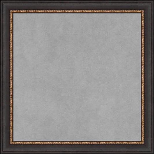 Amanti Art Black Framed Magnetic Board 19x19 Small Vision Board by AmantiArt