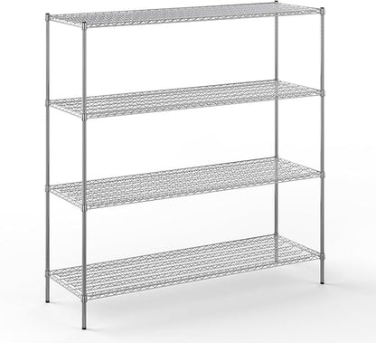 Regal Altair 24" Deep x 72" Wide x 74" Height Wire Shelving Kit | 4-Tier | NSF by Regal+Altair