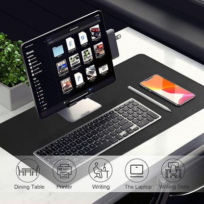 Leather Desk Pad Protector, 39.4'' X 17'' Large Mouse Pad, Office Desk Mat - Image 5