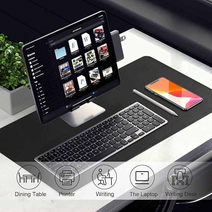 Large Desk Pad, 47.2'' x 23.6'', Computer Mat - Image 5