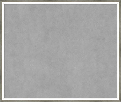 Amanti Art Silver Framed Magnetic Board 21x25 Medium Vision Board by AmantiArt