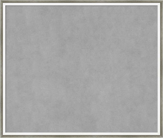 Amanti Art Silver Framed Magnetic Board 21x25 Medium Vision Board by AmantiArt