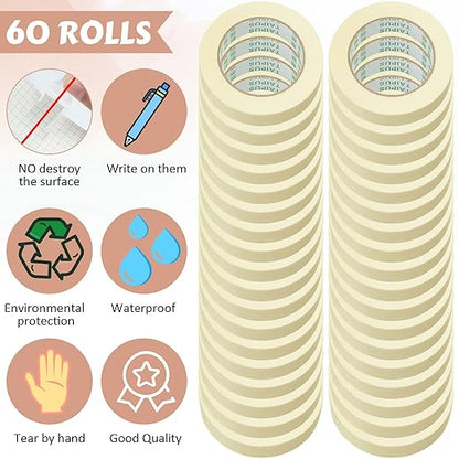 Fainne Masking Tape Bulk General Purpose Masking Painting Tape 55 Yards - Image 3
