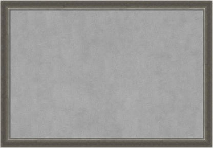 Amanti Art Silver Framed Magnetic Board 27x39 Large Vision Board by AmantiArt
