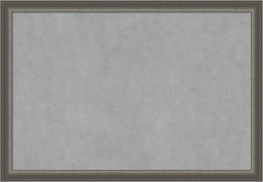 Amanti Art Silver Framed Magnetic Board 27x39 Large Vision Board by AmantiArt