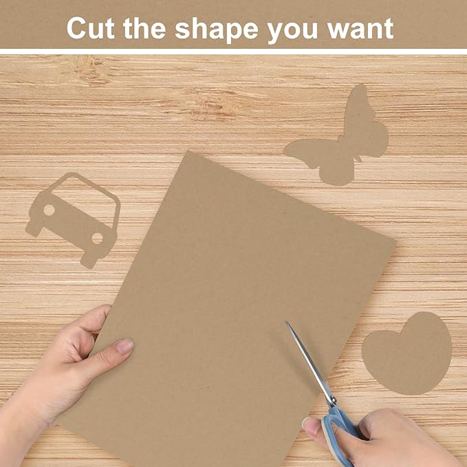 OcePor 200 Sheets Brown Cardstock Paper, Colored Printer Paper 8.5 x 11 - Image 4