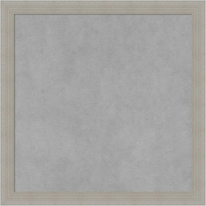 Amanti Art Grey Framed Magnetic Board 18x18 Small Vision Board by AmantiArt