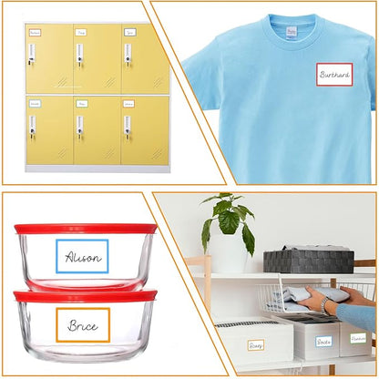 Utron 500Pcs Name Labels, 3.5x2.25 inch Blank Nametags, Sticky Name Tags - Image 7