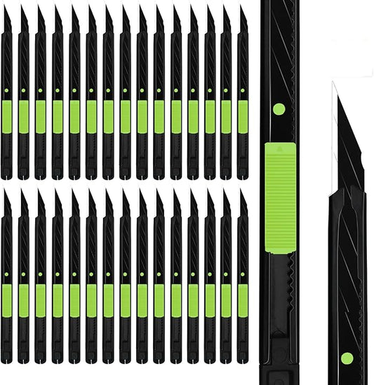MANUFORE 30pcs Green 9mm Snap-off Knives by MANUFORE