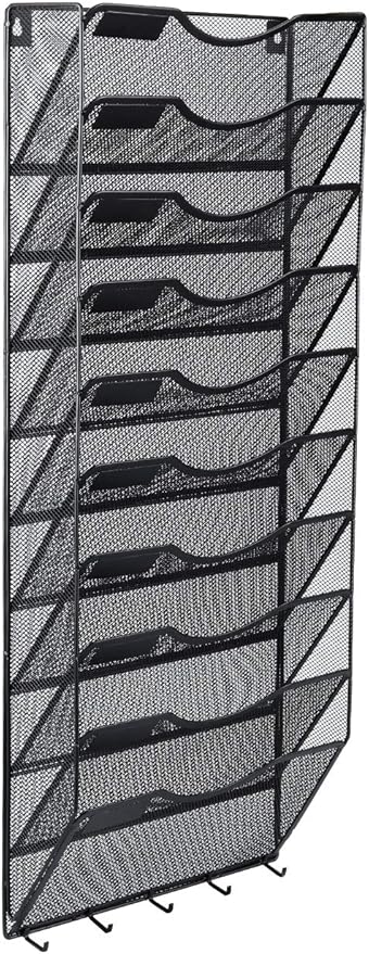 EasyPAG 10 Pocket Mesh Wall File Organizer by EasyPAG