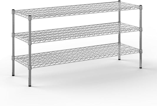 Regal Altair 18" Deep x 54" Wide x 27" Height Wire Shelving Kit | 3-Tier | NSF by Regal+Altair