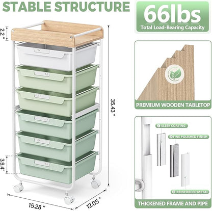 Rolling Storage Utility Cart - Image 3